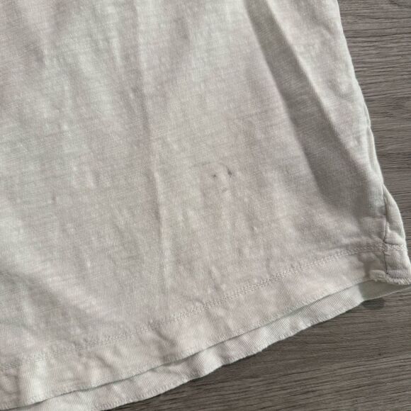 GAP White & Blue Baseball Raglan Long Sleeve Tee Shirt Size Large - Picture 6 of 7